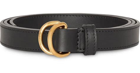 burberry slim leather double d ring belt|Women’s Designer Belts .